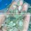 wholesale price of natural transparent stone different color on both sides crystal tourmaline
