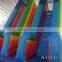 2016 new design high inflatable water slide double lane wet slide