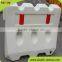 China factory made traffic barriers portable plastic pliable road barrier