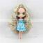 High quality long deep curly dark blonde neo blythe doll wigs