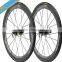 Hot 700c carbon wheelset china matte or glossy road bike wheelset carbon fiber