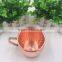 Wholesale NEW HOT Copper plated Hammered Moscow Mule Copper Mugs/copper mug for vodka and moscow