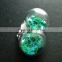 16mm round glass bottle dome with green star vial pendant wish charm DIY jewelry supplies 1820262
