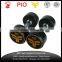 Solid One Piece Fix Rubber Dumbbell With Color Logo WRAP ISO