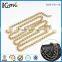 Colored brass jewelry chain for necklace and decoration