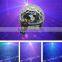 6pcs*1W RGBYWV Battery RC MP3 Bluetooth LED Crystal Ball Light