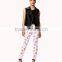 Abstract Stripe Skinny Jeans for women (LOTX164)