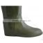New design riding boots with metal button ladies rubber rain boots
