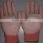 15g 5 level cut resistant gloves with PU palm coated/anti-cutting hand gloves /safety gloves/work gloves