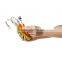 Colorful Folding Ice Cream Steel Peeler Metal Fruit Scoop