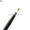 Delicate shiny black ultra fine eyeliner brush