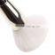 Stylish single face foundation brush Shiny silver handle