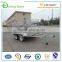 8x5 galvanized tandem axle cage box trailer
