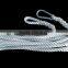 white color 18mm 3 strands twisted polyester rope with loop