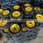 with blue line 6001RZ bearing TRUPER quality De goma de la rueda pneumatic rubber wheel 6x2