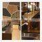 Polishing coffee brown quartz stone