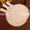 wooden pizza tray,round shape pizza plate