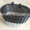willow wicker bike basket made in China and hotsale bicycle basket