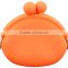 Eco-friendly Colorful Cute Heart Shaped Silicone Glass Purse