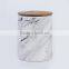 Modern pattern design ceremic storage jar with lid