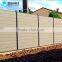 High standard outdoor wpc fencing Supplier outdoor composite wood fencing wall