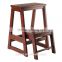 2 tier beech Wood fold step stool new design folding stool wholesale