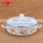 High quality 20cm enamel deep frying pot / enamel frier