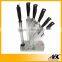 Household Kitchen knives set with block