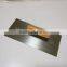 Stainless steel pointed trowel with wooden handle