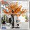 artificial red leaves maple tree for decoration indoor artificial trees