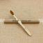 Ec-friendly nice-looking custom natural color bamboo toothbrush