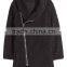 Men's Shawl Collar Plush Hoodie with Oblique Zipper winter hoodie for man with good quality