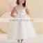 cute baby gown satin lace bow girl dresses long
