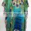 DIGITAL print viscose Crepe crystal embellish kaftan CAFTAN tunic poncho blouse