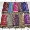 2016 Fashion women soft hot popular viscose rayon pashmina jacquard shawl