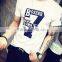 MC1145 Summer Clothes pullover round collar top quality young boys T shirt