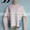 Cheap plain white long sleeve oversized pocket women scuba pullover windcheater round neck hoodie manufacturer