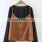 Runwaylover EY2358B Ladies 2017 Ladies Two Piece Suits , Women Fashion Blouse And Vests