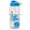 USA Made Tritan 22 oz. Shaker Bottle With Flip Top - BPA-free, features a mixing ball and comes with your printed logo