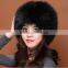 YR641 Good Quality Hand Make Genuine Raccoon Fox Fur Hat Winter Fur Cap