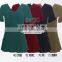 Casual women blouse with front pinches