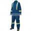 100%Cotton fire retardant coverall for welder used blue wear rough workwear