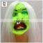 Green Face Clown Adult Scary Rubber Halloween Party Masks HPC-0406