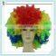 Cheap Colors Synthetic Party Sports Fan Big Curly Afro Wigs HPC-0014