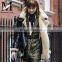 New Arrival Fur One Simple Design Sheepskin Leather Jacket Coat