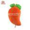 Easter Plush Toy Promotional Decorative Orange Carrot Plush Toy Soft Stuffed Vegetable Dog Toy