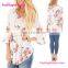 Hot Sale Cotton Sarees Blouse Designs White Ladies Bell Sleeve Blouse Women