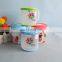 600ml soup plastic cup microwave safe with lid