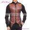 Selling Brown Button A Pocket 8 Steel Boned Slimming Corset Men Shaper