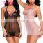 Wholesale Zealous Black Deep V Neckline Women Sexy Lingerie
